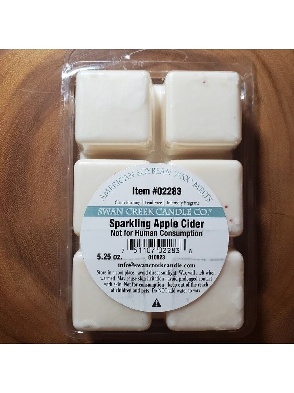 SPARKLING APPLE CIDER by SWAN CREEK CANDLE CO Herbal Melts Natural Wax 5.25 oz - Picture 2 of 6